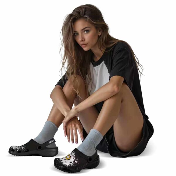 custom pittsburgh pirates splatter background crocs premium grade