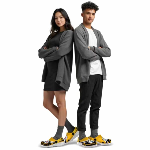 custom pittsburgh steelers football motif crocs top rated
