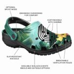 custom portland trail blazers tropical vibes clog best selling