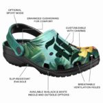 custom rice owls tropical vibes clog best selling