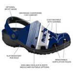 custom rice owls vibrant dual tone clog best selling