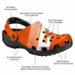 custom sam houston bearkats vibrant dual tone clog best selling