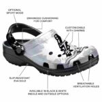 custom san antonio spurs splatter pattern clog best selling