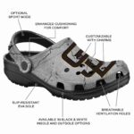 Custom San Diego Padres Cracked Texture Crocs Best selling