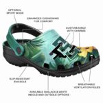 custom san diego state aztecs tropical vibes clog best selling