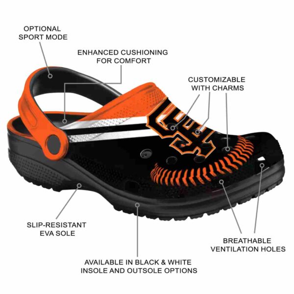 custom san francisco giants baseball motif crocs new arrival