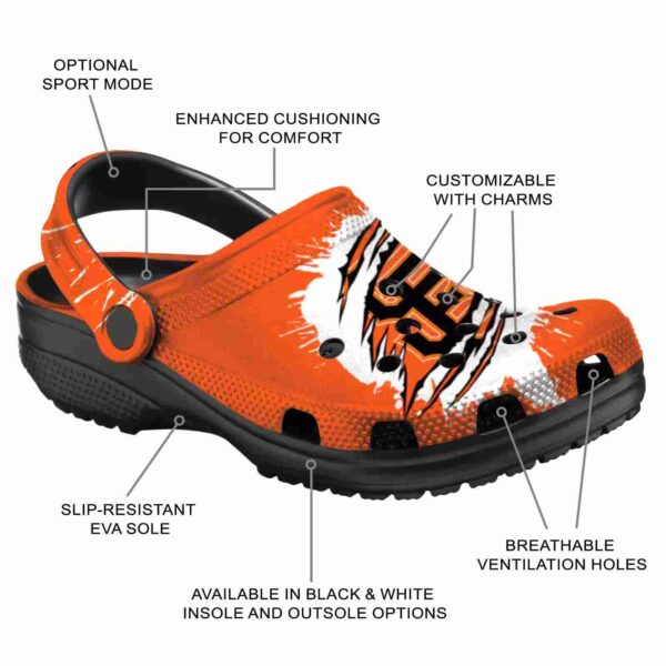 custom san francisco giants splash motif background crocs new arrival