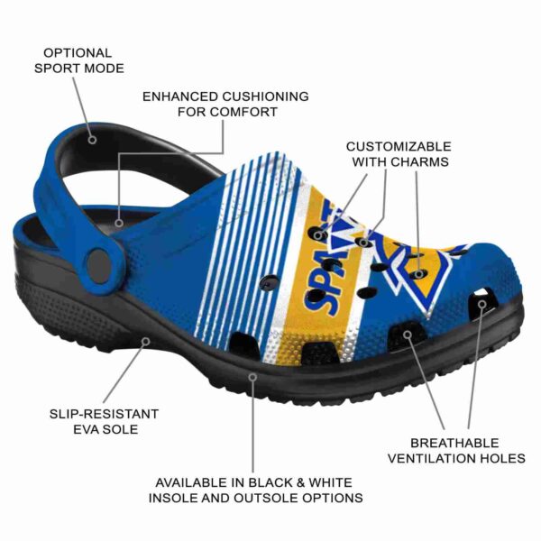 custom san jose state spartans vibrant dual tone clog new arrival
