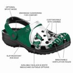 custom saskatchewan roughriders football helmet clog best selling