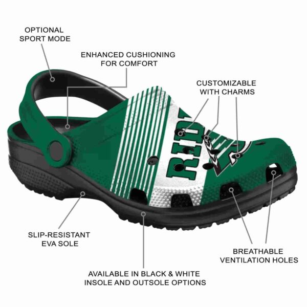 custom saskatchewan roughriders vibrant dual tone clog new arrival