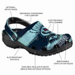 custom seattle kraken paint splatter graphics clog best selling