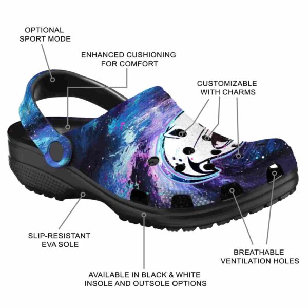 custom south alabama jaguars galaxy swirl clog new arrival