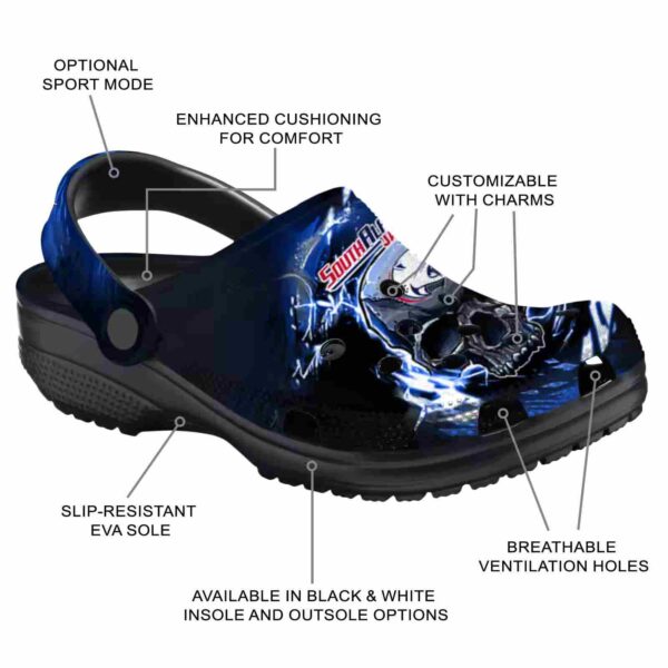 custom south alabama jaguars gothic skull clog new arrival