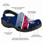 custom south alabama jaguars vibrant dual tone clog best selling