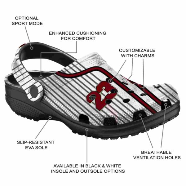 custom south carolina gamecocks pinstripe pattern crocs new arrival