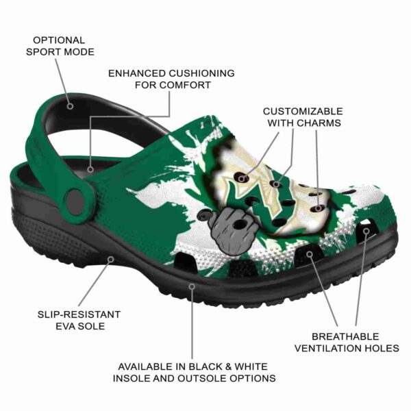 custom south florida bulls gripping hand clog new arrival