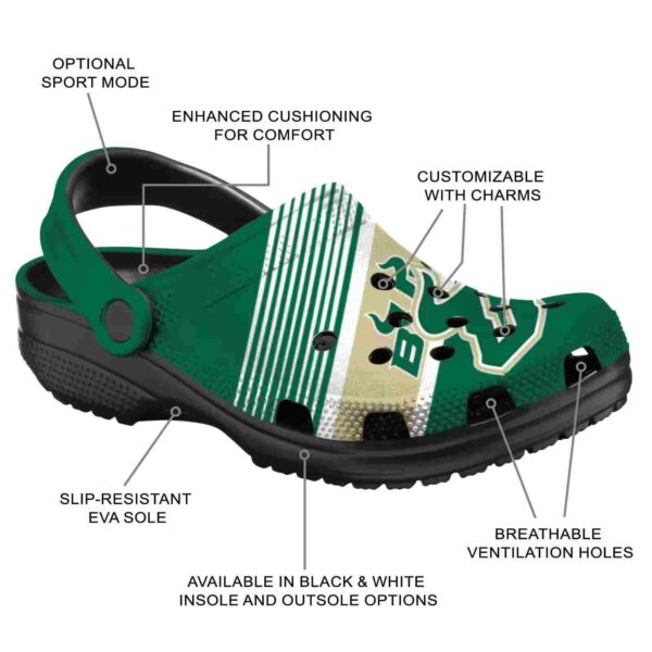 custom south florida bulls vibrant dual tone clog new arrival