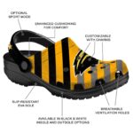 custom southern miss golden eagles star spangled graphic clog best selling