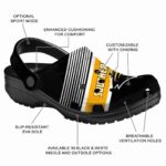 custom southern miss golden eagles vibrant dual tone clog best selling