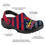Custom St Louis Cardinals Star Spangled Graphic Crocs Best selling