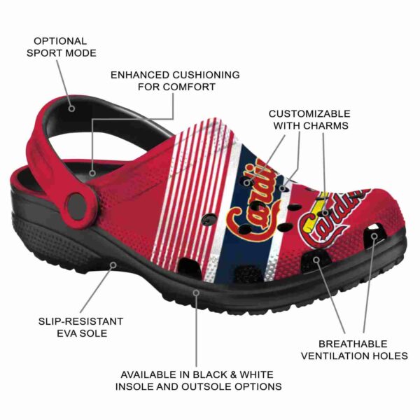 custom st louis cardinals vibrant dual tone crocs new arrival