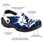 custom tampa bay lightning splatter pattern clog best selling