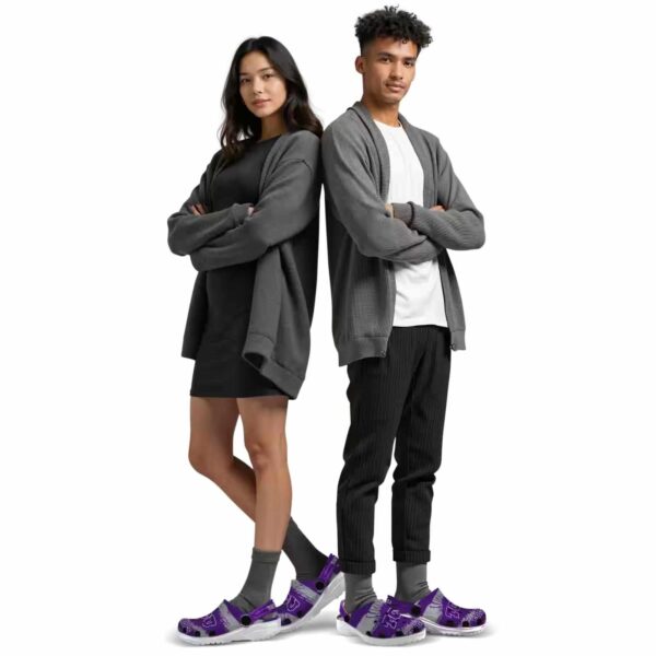 custom tcu horned frogs paint splatter graphics crocs top rated