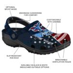 Custom Tennessee Titans Star Spangled Side Pattern Crocs Best selling