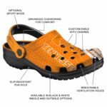 Custom Tennessee Volunteers Contrasting Stripes Crocs Best selling