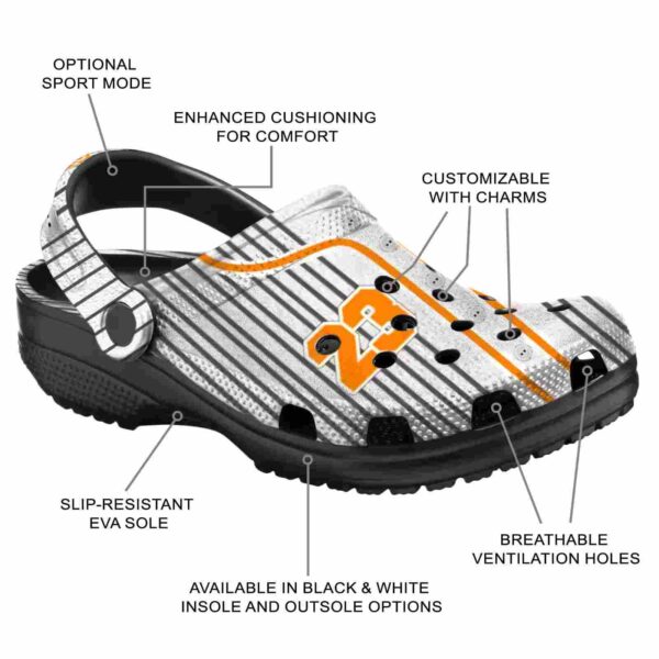 custom tennessee volunteers pinstripe pattern crocs new arrival