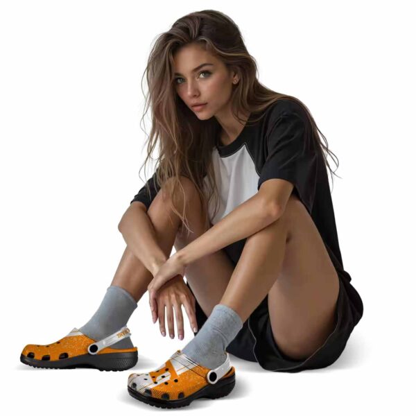 custom tennessee volunteers vertical stripes crocs premium grade