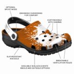 Custom Texas Longhorns Splash Art Crocs Best selling