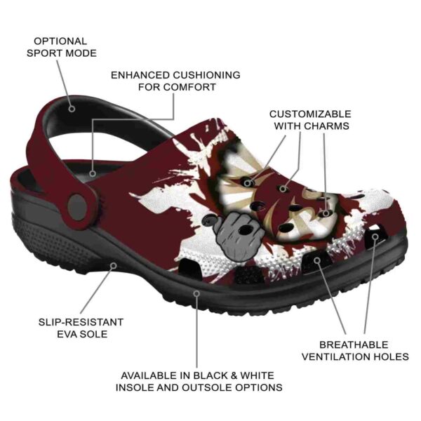 custom texas state bobcats gripping hand clog new arrival