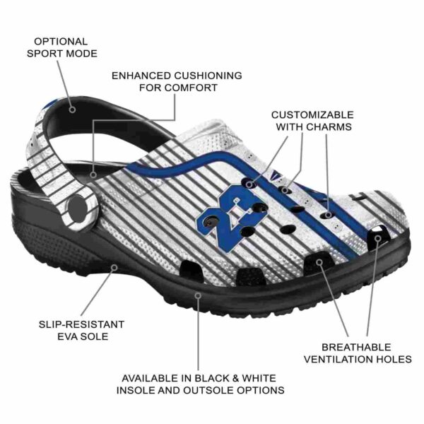custom toronto blue jays pinstripe pattern crocs new arrival