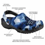 custom toronto maple leafs ocean waves clog best selling