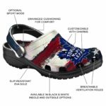 custom toronto maple leafs patriotic stripes clog best selling