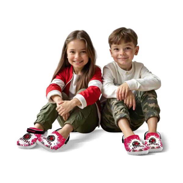 custom toronto raptors splash art clog fashion forward