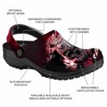 custom troy trojans gothic skull clog best selling
