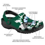 custom tulane green wave gripping hand clog best selling