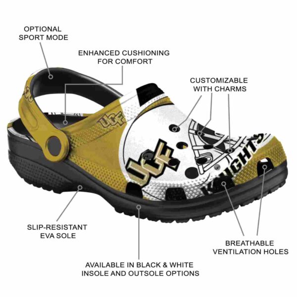 custom ucf knights football helmet crocs new arrival