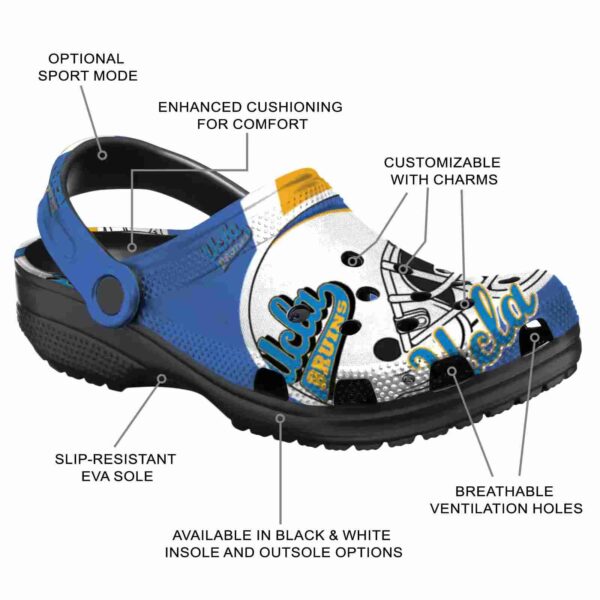 custom ucla bruins football helmet crocs new arrival
