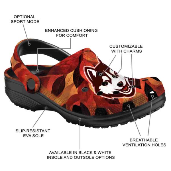 custom uconn huskies autumn leaves clog new arrival