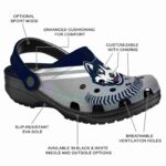 custom uconn huskies baseball motif clog best selling