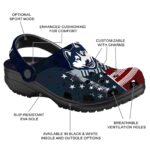 custom uconn huskies star spangled side pattern clog best selling