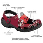 custom umass minutemen baseball helmet clog best selling