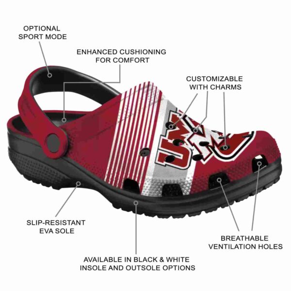 custom umass minutemen vibrant dual tone clog new arrival