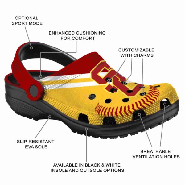 custom usc trojans baseball motif crocs new arrival
