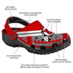 Custom Utah Utes Football Motif Crocs Best selling