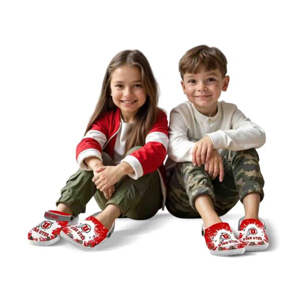 custom utah utes splash art crocs fashion forward