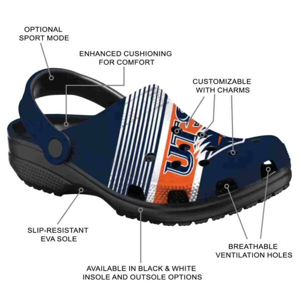 custom utsa roadrunners vibrant dual tone clog new arrival